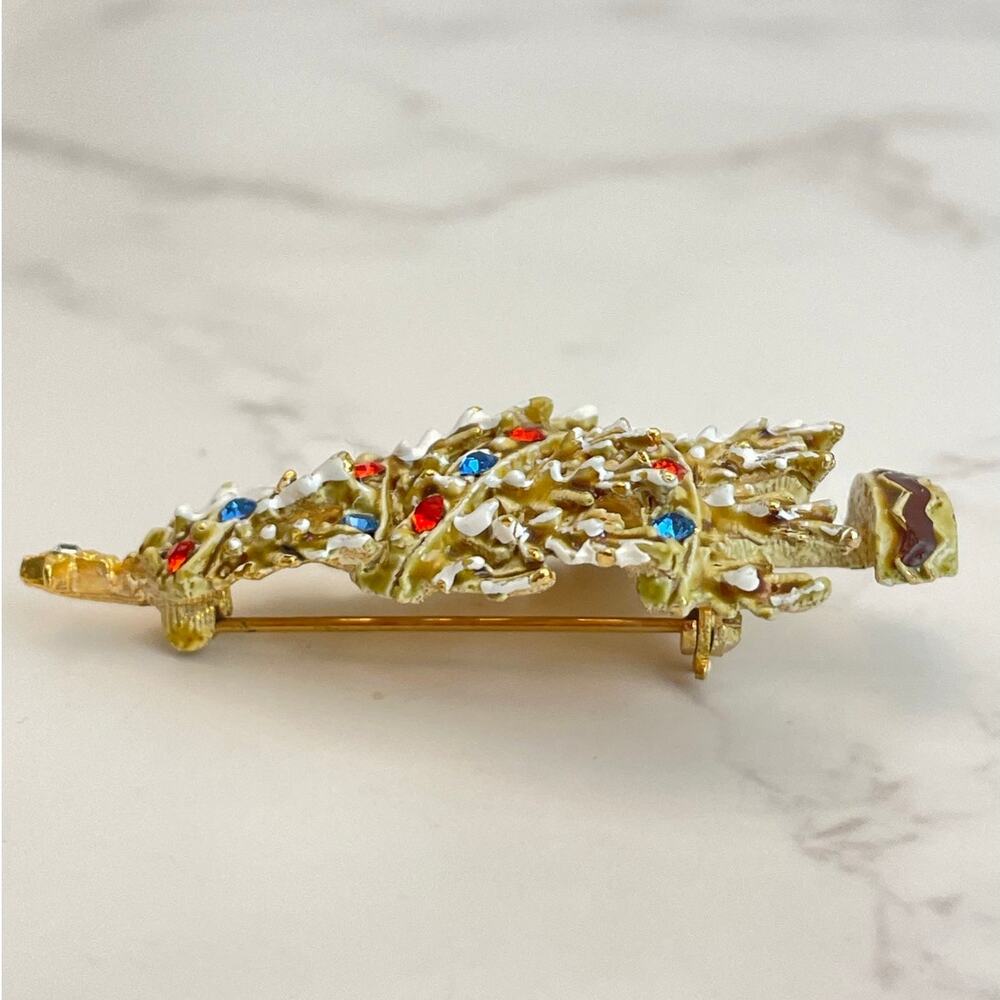 Art (Arthur Pepper) Mode Jewelry Creations Vintage Christmas Tree Brooch EUC - Picture 4 of 4